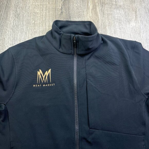 Lululemon Jacket Black Sojourn Full Zip Stretch Men’s Size L Large Embroidered - Picture 4 of 10